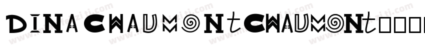 Dina Chaumont字体转换